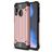 Mobigear Outdoor Samsung Galaxy A40 Plastique rigide Coque arrière Antichoc - Rose doré