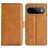 Mobigear Slim Magnet Housse Google Pixel 11 Pro XL Etui Porte-Monnaie - Cognac