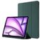 Mobigear Tri-Fold Gel Coque iPad Air 13 Pouces (2026) Etui en TPU,Similicuir + Porte-crayon - Vert