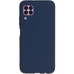 Mobigear Colors Coque Huawei P40 Lite Coque arrière en TPU Souple - Bleu