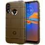 Mobigear Rugged Shield Coque Motorola Moto E6 Plus Coque arrière en TPU Souple Anti-Chocs - Marron