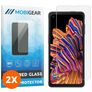 Mobigear Samsung Galaxy Xcover Pro Verre trempé Protection d'écran - Compatible Coque (Lot de 2)
