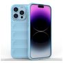 Mobigear Bumpy Coque iPhone 15 Pro Max Coque arrière en TPU Souple - Bleu