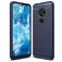 Mobigear Brushed Slim Coque Nokia 6.2 Coque arrière en TPU Souple - Bleu Marin