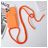 Mobigear Lanyard Card iPhone 15 Pro Coque avec cordon en Silicone et Porte-Cartes - Orange