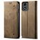 Mobigear Ranch Motorola Moto E14 Étui Portefeuille - Marron