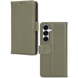 Mobilize Premium Gelly Housse Samsung Galaxy S25 Etui Porte-Monnaie - Vert