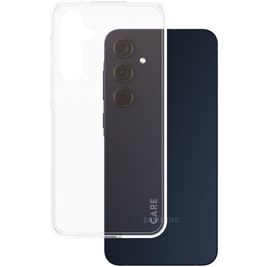 CARE by PanzerGlass Fashionable Coque Transparente Samsung Galaxy A55 Coque arrière en TPU Souple - Transparent