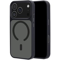Mobiparts Hardcover Coque iPhone 18 Pro MagSafe Coque arrière Rigide - Satin Black