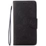 Mobigear Butterfly Housse iPhone SE (2020) Etui Porte-Monnaie - Noir