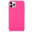 Mobigear Rubber Touch Coque iPhone 15 Pro Max Coque arrière en Silicone - Magenta