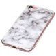 Mobigear Marble Coque iPhone SE (2020) Coque arrière en TPU Souple - White Marble