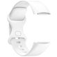 Mobigear Sport Dual Bracelet Silicone Fitbit Charge 5 Fermeture à clou et passant - Blanc