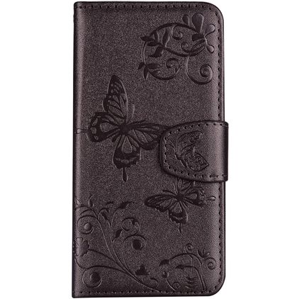Mobigear Butterfly Housse Xiaomi Mi 8 SE Etui Porte-Monnaie - Gris