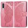 Mobigear Butterfly Housse Samsung Galaxy A50 Etui Porte-Monnaie - Rose