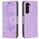 Mobigear Butterfly Housse Samsung Galaxy S24 Plus Etui Porte-Monnaie - Violet