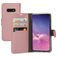 Mobiparts Saffiano Wallet Housse Samsung Galaxy S10e Etui Porte-Monnaie - Rose