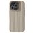 Nudient Bold iPhone 16 Pro MagSafe Plastique rigide Coque arrière - Linen Beige