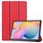 Mobigear Tri-Fold Samsung Galaxy Tab S6 Lite Étui - Rouge