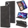 Mobigear Wallet Housse iPhone 14 Etui Porte-Monnaie - Noir