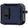 Mobigear Racing Clip Coque Apple AirPods Pro 1 Coque Rigide - Bleu