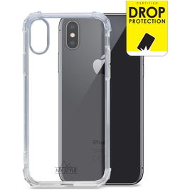 My Style Protective Flex Coque Transparente iPhone XS Coque arrière en TPU Souple Anti-Chocs - Transparent
