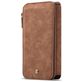 Caseme 007 Housse Samsung Galaxy S9 Etui avec Coque Détachable Porte-Monnaie - Marron