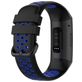 Mobigear Sport Plus Buckle Bracelet Silicone Fitbit Charge 3 Fermeture boucle ardillon - Noir / Bleu