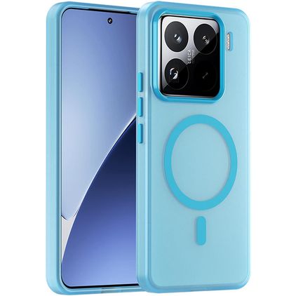 Mobigear Shockproof Coque Xiaomi 15 Pro MagSafe Coque arrière Rigide - Bleu