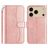 Mobigear S Line Housse iPhone 17 Pro Max Etui Porte-Monnaie - Rose doré