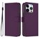 Mobigear Urban Wallet Housse iPhone 16 Pro Etui Porte-Monnaie - Violet