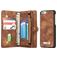 Caseme 008 Housse iPhone 6s Etui avec Coque Détachable Porte-Monnaie - Marron