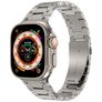 Mobigear Amsterdam Bracelet Acier Apple Watch Fermeture boucle déployante - 49/46/45/44 mm - Titane