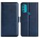 Mobigear Slim Magnet Housse Motorola Moto G71 5G Etui Porte-Monnaie - Bleu