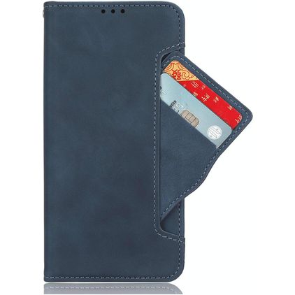 Mobigear Slide Wallet Housse OPPO Find X9 Etui Porte-Monnaie - Bleu