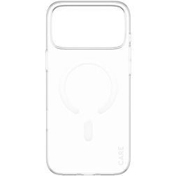 CARE by PanzerGlass SL1M Coque Transparente iPhone 17 Pro Max MagSafe Coque arrière Rigide Extra-fin - Transparent