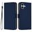 Mobigear Urban Wallet Housse iPhone 16 Plus Etui Porte-Monnaie - Bleu Marin