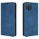 Mobigear Retro Slim Housse Samsung Galaxy A12 Etui Porte-Monnaie - Bleu
