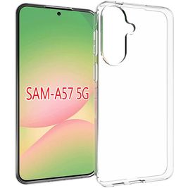Mobigear Basic Coque Transparente Samsung Galaxy A57 Coque arrière en TPU Souple - Transparent