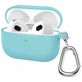 Mobigear Classic Coque Apple AirPods 3 Coque en Silicone Souple - Emerald Green