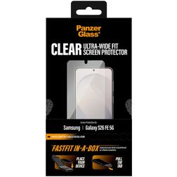 PanzerGlass Ultra-Wide Fit Samsung Galaxy S26 FE Verre trempé Protection d'écran - Compatible coque