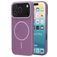 Mobiparts Slim Line Coque iPhone 17 Pro MagSafe Coque arrière Rigide - Imperial Purple
