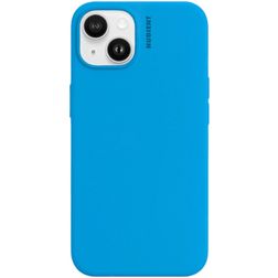 Nudient Base Coque iPhone 14 Coque arrière en Silicone - Vibrant Blue