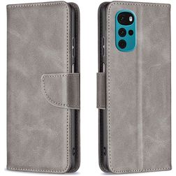 Mobigear Excellent Housse Motorola Moto G22 Etui Porte-Monnaie - Gris