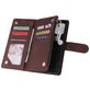 Mobigear Zipper Housse Samsung Galaxy S10 Lite Etui Porte-Monnaie - Marron