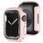 Mobigear Colors Coque Apple Watch - 45 mm Thin Coque Rigide - Rose