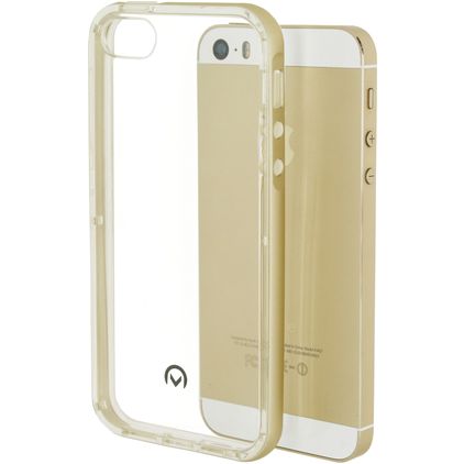 Mobilize Gelly Plus Coque Transparente iPhone 5 Coque arrière en TPU Souple - Champagne