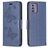 Mobigear Butterfly Housse Nokia G42 Etui Porte-Monnaie - Dark Blue