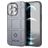 Mobigear Rugged Shield Coque iPhone 13 Pro Max Coque arrière en TPU Souple Anti-Chocs - Gris
