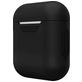 Mobigear Colors Coque Apple AirPods 1 Coque en Silicone Souple - Noir